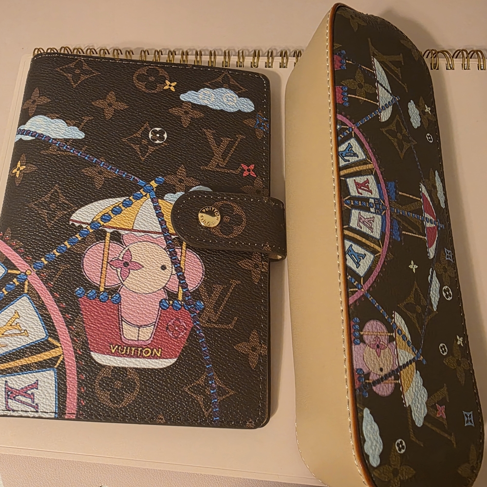 Louis Vuitton Monogram Ferris Wheel Agenda Cover with Pencil Pouch MM Size